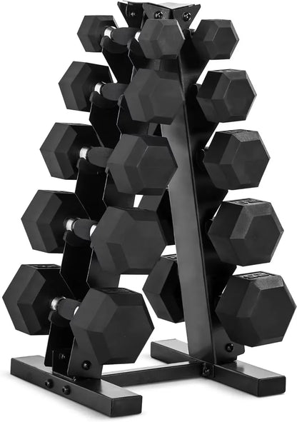 Dumbbell Set with Rack